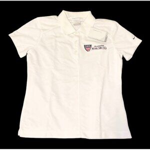 Nike Golf Dri-Fit Polo USTA Billie Jean King Tennis Center White Small NWT NEW